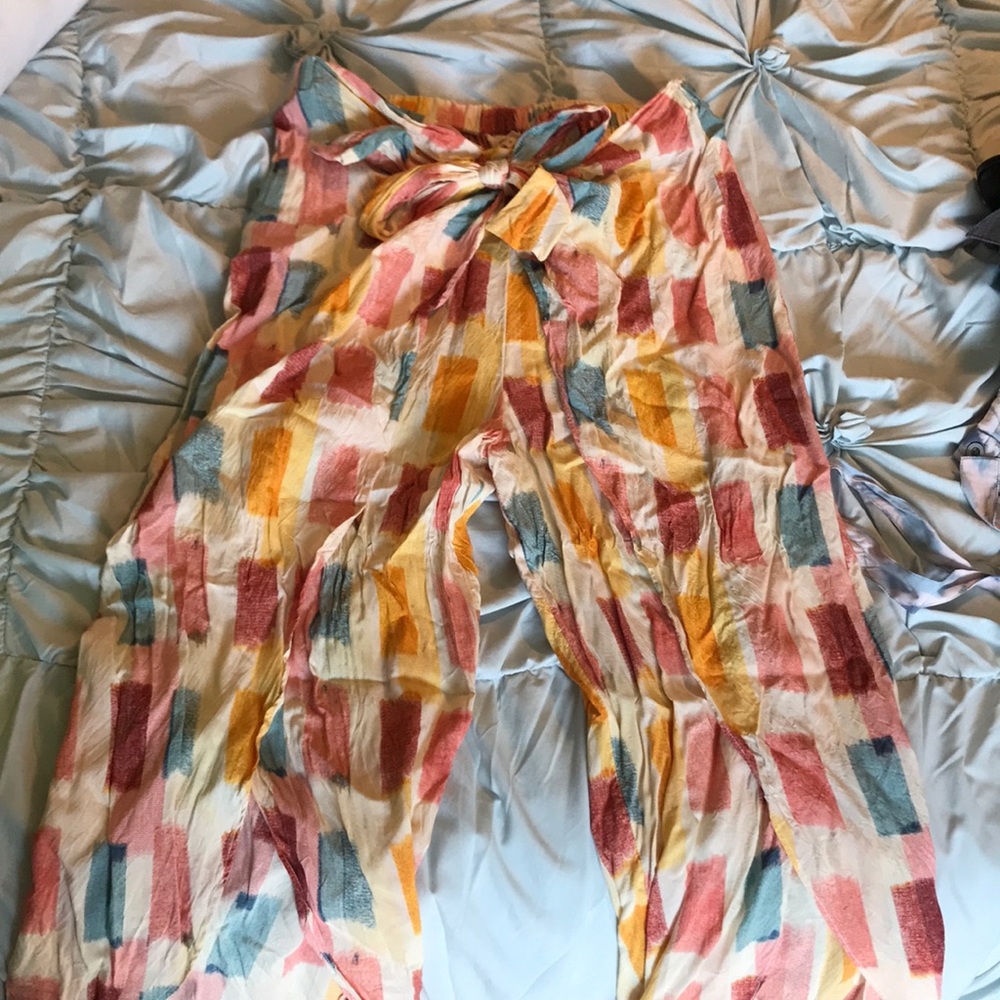 Anthropologie wrap pants